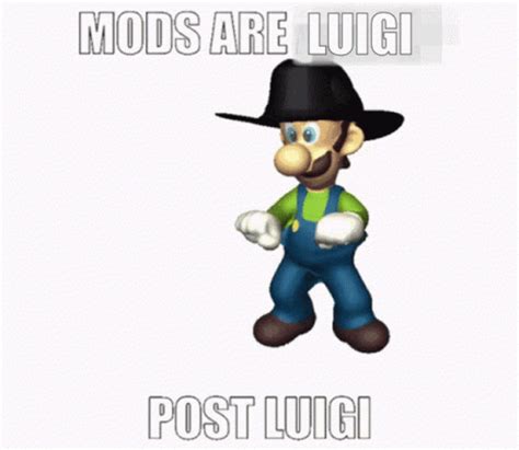 Luigi The Mods Are Luigi GIF - Luigi The Mods Are Luigi Discord Moderator - Discover & Share GIFs