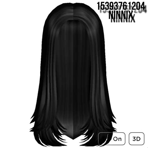 Try On 3D Long Layered Straight Supermodel Hair Black | Black hair roblox, Roblox codes, Red ...