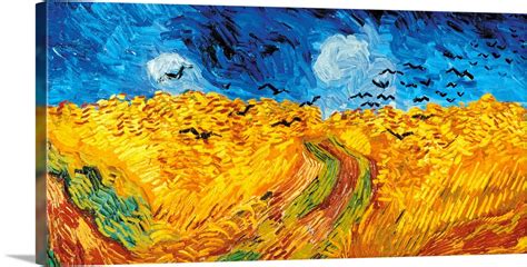 Wheat Field with Crows Wall Art, Canvas Prints, Framed Prints, Wall ...