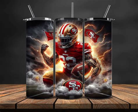 San Francisco 49ers Tumbler Wrap, American Football Tumbler PNG -49 ...