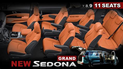 2022 Kia Sedona Interior or 2021 Carnival Inside New Van LX and EX with ...