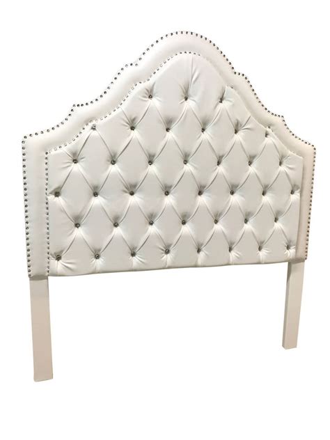 Full Size White Tufted Headboard Upholstered White Tufted - Etsy