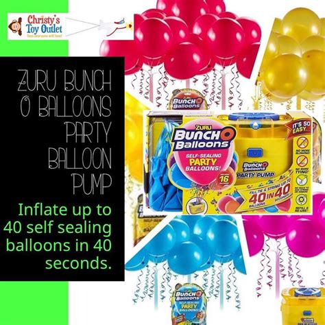 Zuru Bunch o Balloons Balloon Pump | Self sealing balloons, Balloons, 40 balloons