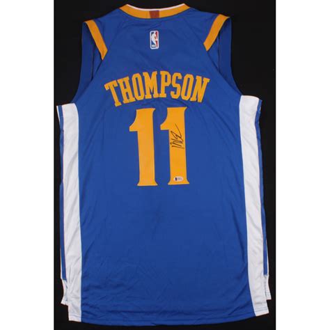 Klay Thompson Signed Warriors Nike Jersey (Beckett COA) | Pristine Auction