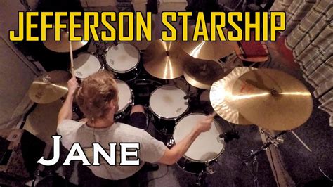 Jefferson Starship - Jane (Drum Cover) - YouTube