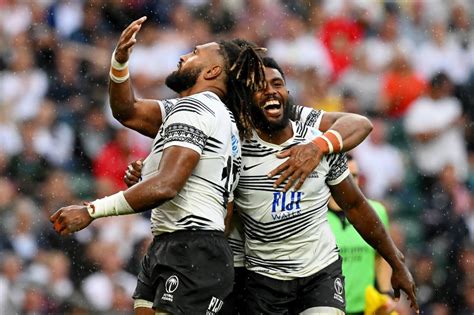 Fiji stun England with first Twickenham win