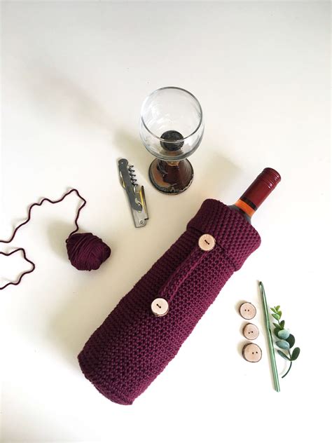 How To Make A Crochet Wine Bottle Cover | The Best Hostess Gift