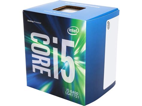 Intel Core i5-6400 - Core i5 6th Gen Skylake Quad-Core 2.7 GHz LGA 1151 65W Intel HD Graphics ...