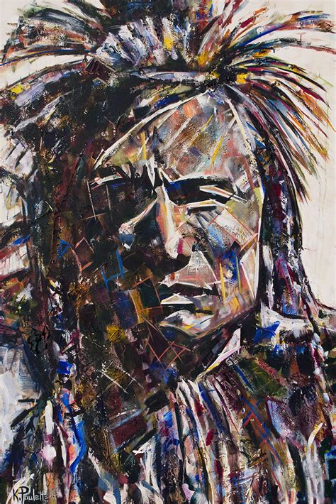 Native American Indian painting - Visions - Kent Paulette