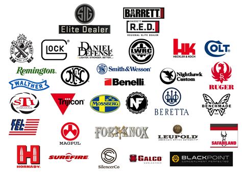 Firearms Brands SVG, Logo Vector EPS, DXF And PNG