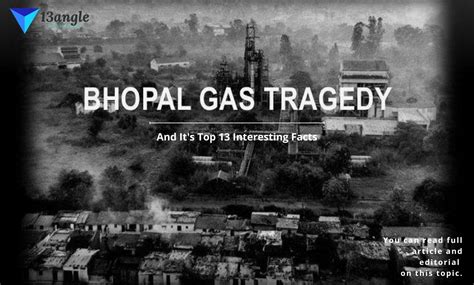 The Bhopal Gas Tragedy And Their Top 13 Interesting Facts } Bhopal ...