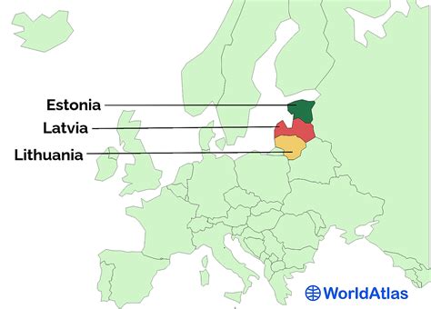 Baltic States - WorldAtlas