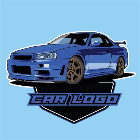 jdm car logo template vector design 28696945 Vector Art at Vecteezy