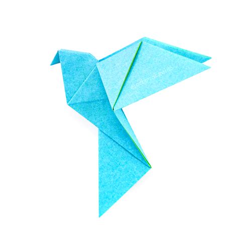 How To Make An Origami Dove - 1 - Folding Instructions - Origami Guide