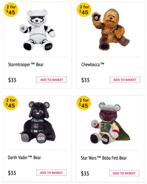 Build-A-Bear Star Wars Bears Two For $45 Shipped! That’s Just $22.50 Each! - Pinching Your Pennies