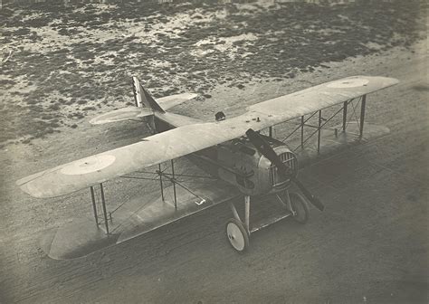 Lot - Rare Antique Photograph Aviation Biplane