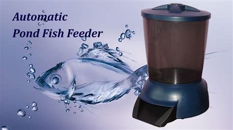 Automatic Fish Feeder for Pond Fishes - YouTube