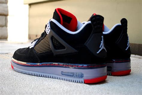 Air Jordan Force 4 (IV) Black/Red | HYPEBEAST