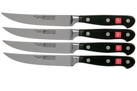 Wüsthof Classic Steak Knife Set 4-piece, 9731 | Advantageously shopping ...