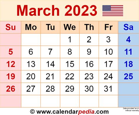 march 2023 calendar free printable calendar - march 2023 calendar free blank printable templates ...