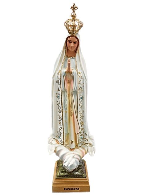 Our Lady of Fatima Statute 55cm: Statue of the Blessed Virgin Mary ...