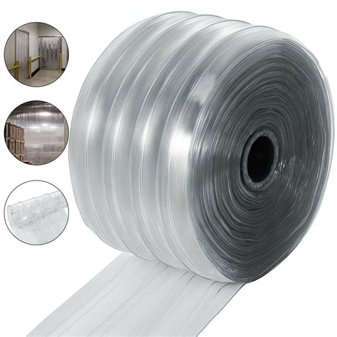 VEVOR PVC Strip Curtain 45m/147ft Roll Warehouse 2.5mm/0.1in Outdoor Mall Door Curtain - Walmart ...