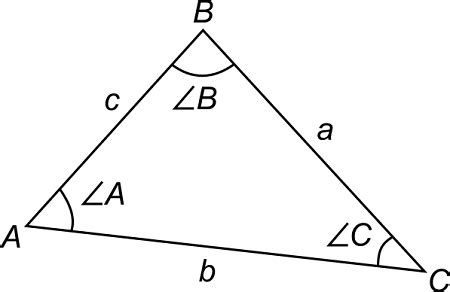 Consider the triangle shown in the diagram below. Suppose that m angle ...