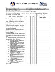 EARTHQUAKE-EVALUATION-FORM.docx - EARTHQUAKE DRILL EVALUATION FORM Title: N Quarter NSED Year ...