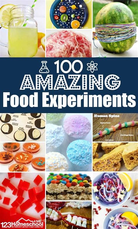 100 AMAZING Food Experiments for Kids - Chemistry, Biology, Physics ...