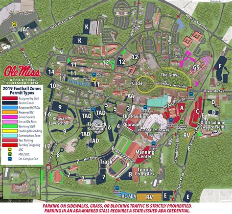 Ole Miss Campus Map | Map Of The World