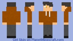 Brown Hoodie Guy [FIXED] Minecraft Skin