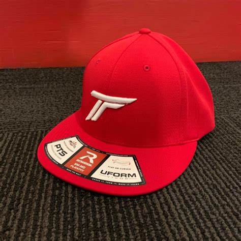 Red Fitted Hat | Transcend Fitness Club