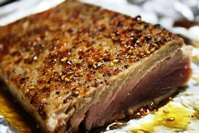 Seared Spicy Tuna with Honey-Soy Glaze | Tuna steak recipes, Honey and ...