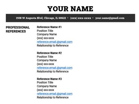 How to List References on a Resume (Examples + Template)