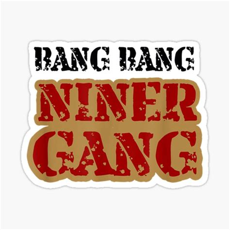 Niner Gang Stickers | Redbubble