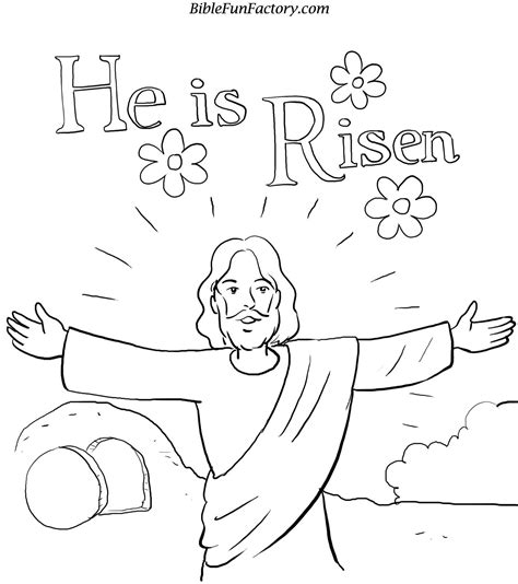 Coloring Pages Easter Jesus