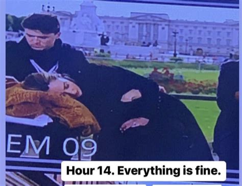 Allison Langdon Falls Asleep On Camera After 14-Hour Queen Coverage ...