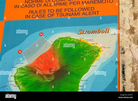Stromboli Island Map
