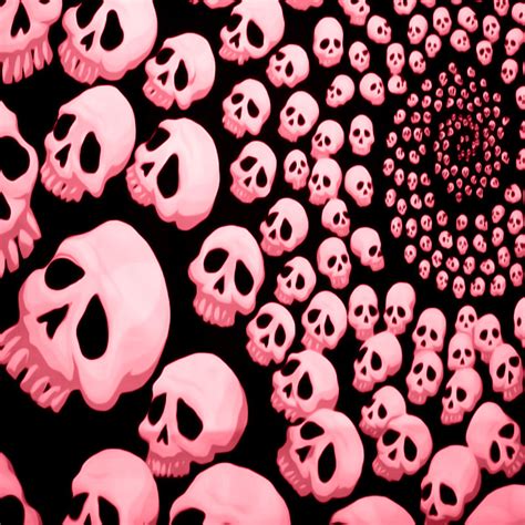 Pink Skull Wallpaper - WallpaperSafari