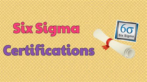 Six Sigma Certifications: Where To Get Certified? [2021] - Whatvwant