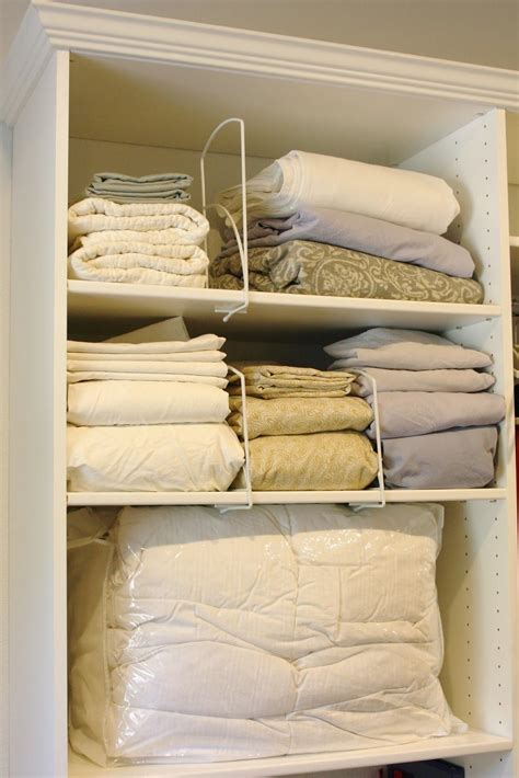 Organized Bedding - Simply Organized | Sheet storage, Organized bed, Bed sheets