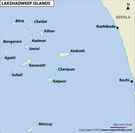 Map Of Lakshadweep Islands - Map Of New Mexico