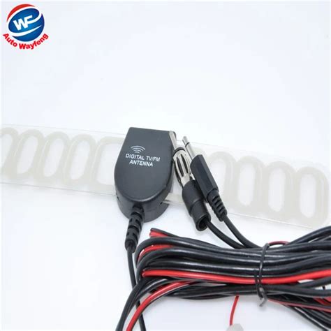 Free shipping Car Analog TV Antenna ANT29db 2 In 1 Car Radios Antenna ...