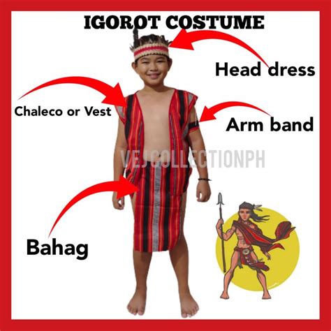 VEJ CO ' IGOROT KIDS COSTUME SET / COSTUME IGOROT SER | Lazada PH