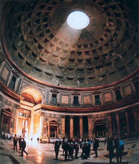 Pantheon Interior by Apollodorus of Damascus , Syrian Architect Architecture Romaine, Rome ...