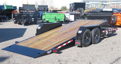 Tilt Deck (Heavy Duty) - 2020 Midsota TB-20 Tilt Bed 15k Equipment Trailer - Black | TrailersUSA