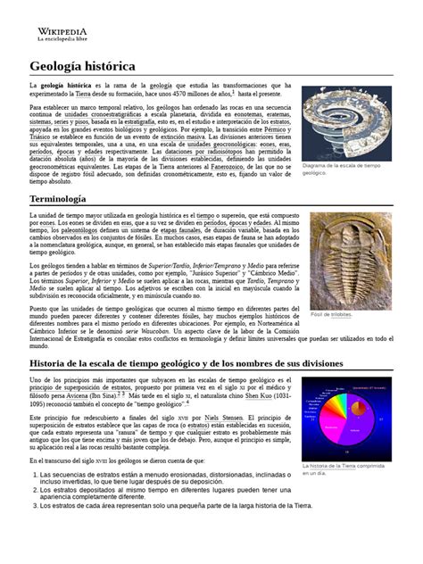 Geología Histórica | PDF