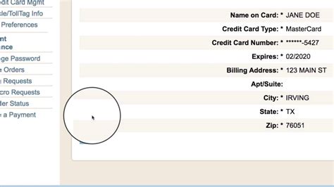 How to Add or Update TollTag Account Payment Information - YouTube