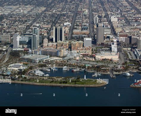 aerial photograph Long Beach, California Stock Photo - Alamy