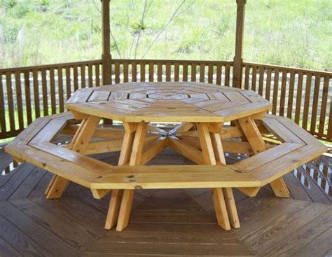 Octagon Picnic Table Build With Free Plans, 41% OFF